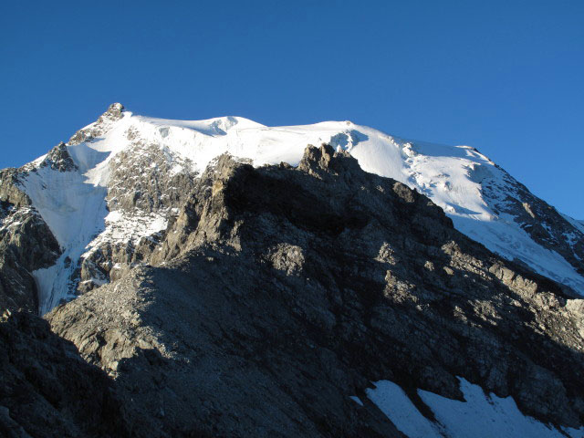 Ortler von der Julius-Payerhütte aus (22. Aug.)