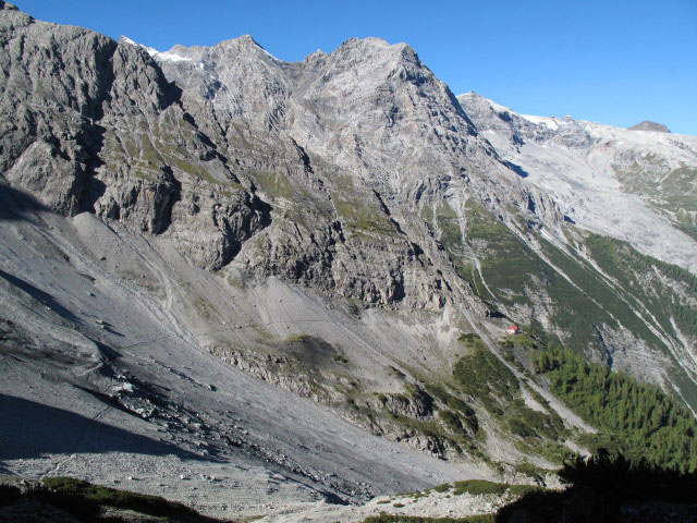 Weg 18 zwischen Tabarettascharte und Berglhütte (22. Aug.)