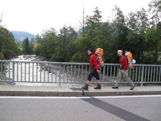 Gudrun und Christoph zwischen Hittisau und Gfäll bei der Bolgenach (4. Sep.)