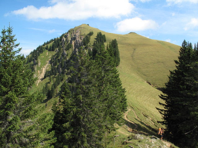 Gudrun zwischen Oberen Sedererwänden und Sedererstuiben (5. Sep.)