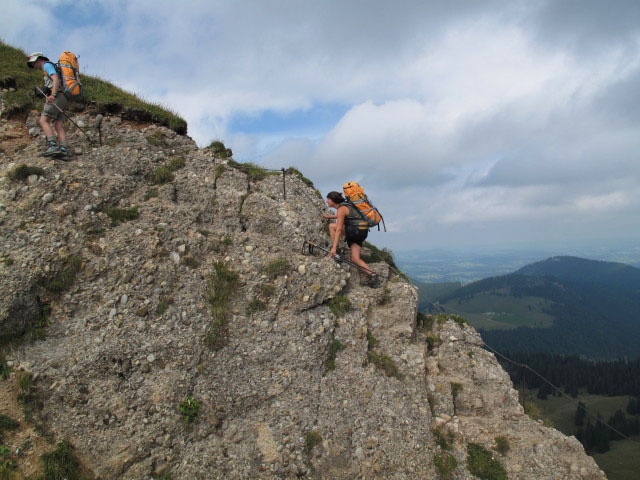Christoph und Gudrun zwischen Stuiben und Steineberg (5. Sep.)