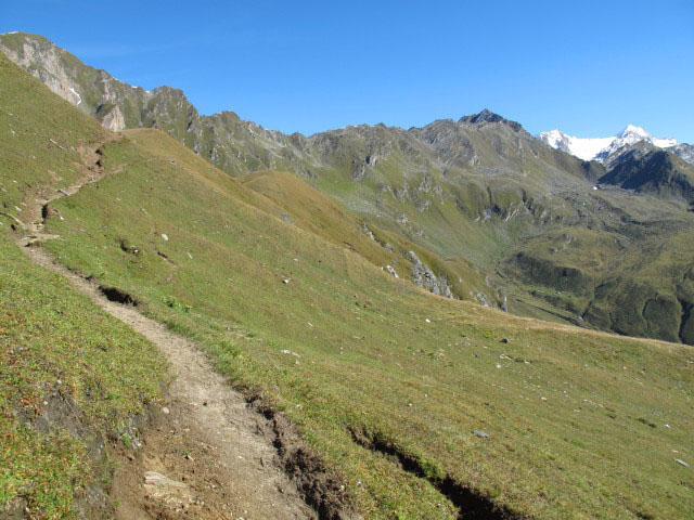 Pfunderer Höhenweg zwischen Gasserkarl und Weitenbergalm (12. Sep.)