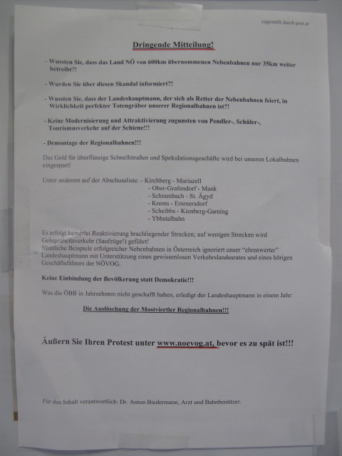 Bahnhof Spitz an der Donau, 205 m (17. Sep.)