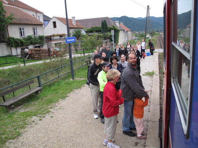 Haltestelle Unterloiben (18. Sep.)