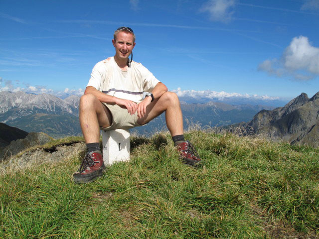 Ich am Steinkarspitz, 2.524 m (22. Sep.)