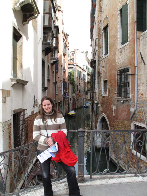 Daniela beim Rio de Santa Maria Formosa