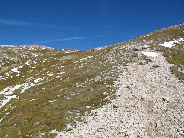 Axel zwischen Koblatsee und Großem Daumen
