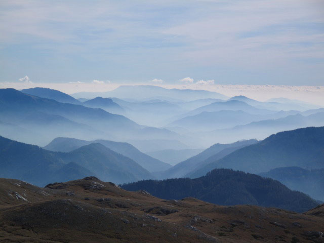 vom Baumgartnerweg Richtung Süden (9. Okt.)