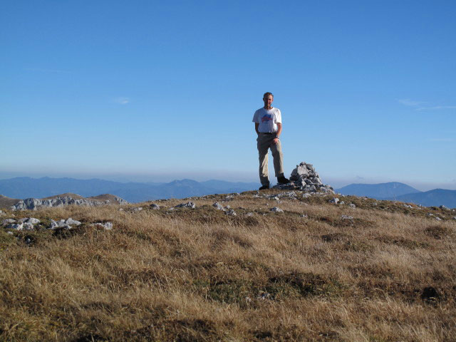 Ich am Rotgangkogel, 2.090 m (9. Okt.)