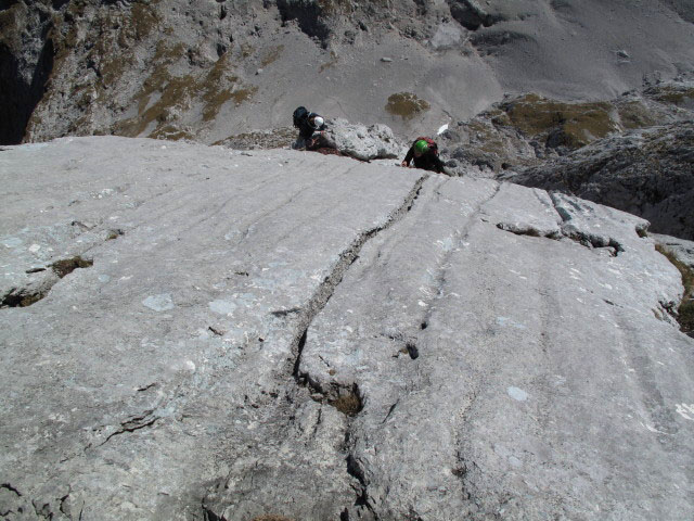 'Himmelsleiter': 8. Seillänge (10. Okt.)
