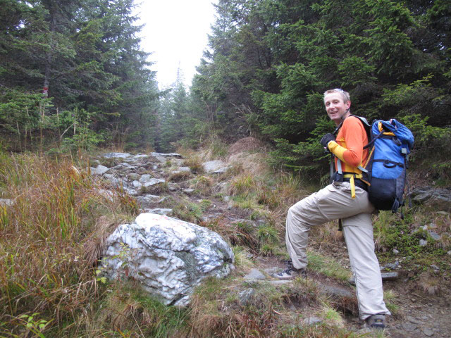 Ich zwischen Hallerhaus und Steinerner Stiege