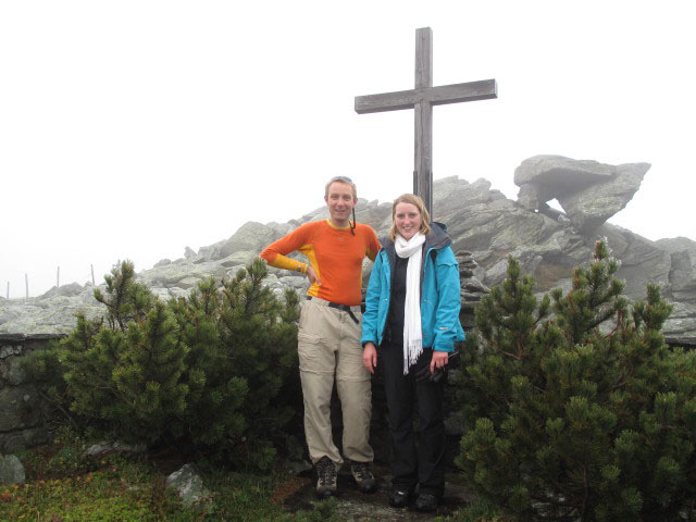 Ich und Sabrina am Niederwechsel, 1.669 m