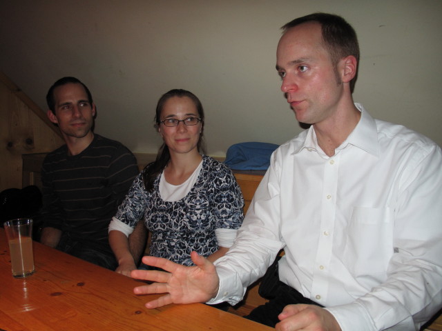 ?, Brigitte und Florian im Grinzinger Bräu