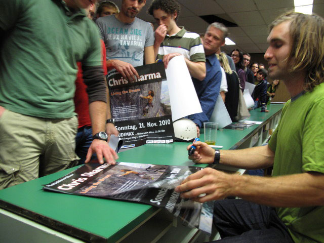 Chris in der Universität Wien