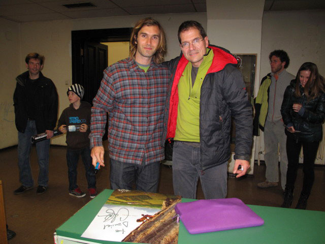 Chris und Andreas in der Universität Wien