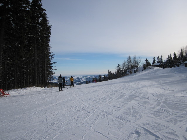 bei der Bergstation der Schwaigbahn