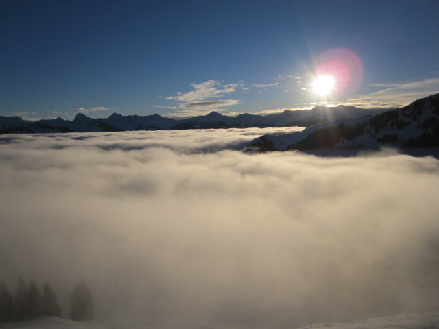 von der Melkalmabfahrt Richtung Osten (30. Dez.)