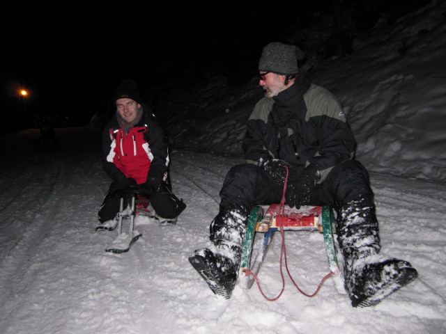 Udo auf der Erlebnis-Rodelbahn beim Runentor