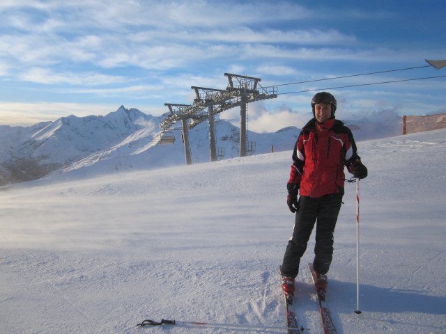 Ich bei der Bergstation der Fleissbahn, 2.475 m (15. J&auml;n.)