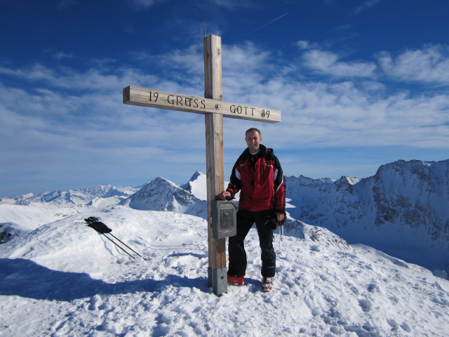 Ich auf der Gjaidtrogh&ouml;he, 2.988 m (16. J&auml;n.)