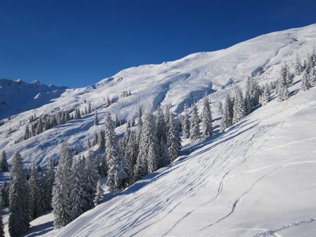 vom Vierersessellift Hornlift 2000 Richtung S&uuml;den