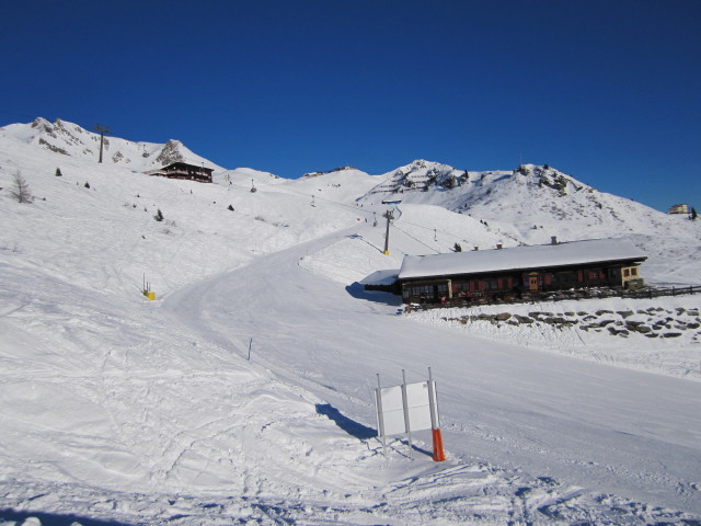 Hamburgerabfahrt vom Schlosshochalmlift aus