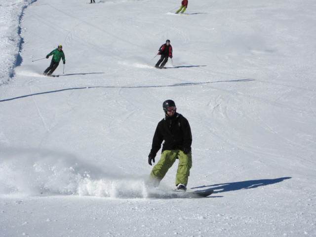 Markus, Udo und Katarina auf der Ahornabfahrt