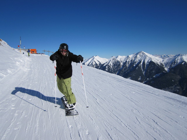 Markus auf der Glackfeldabfahrt