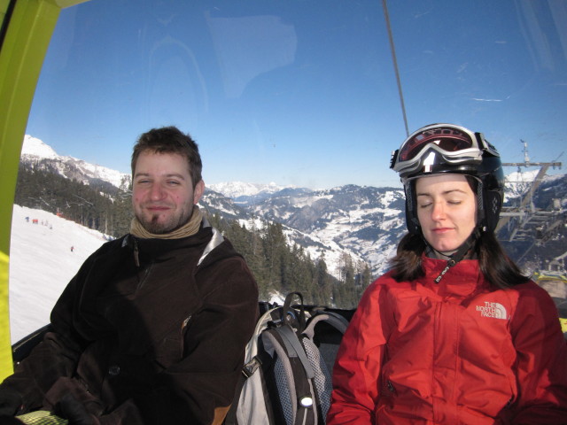 Markus und Katarina in der Panoramabahn Gro&szlig;arltal II