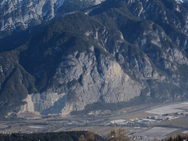 Martinswand von der Abfahrt 'Stiglreith - Egghöfe' aus