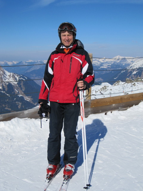Ich bei der Bergstation der Rinderh&uuml;ttenbahn, 2.275 m