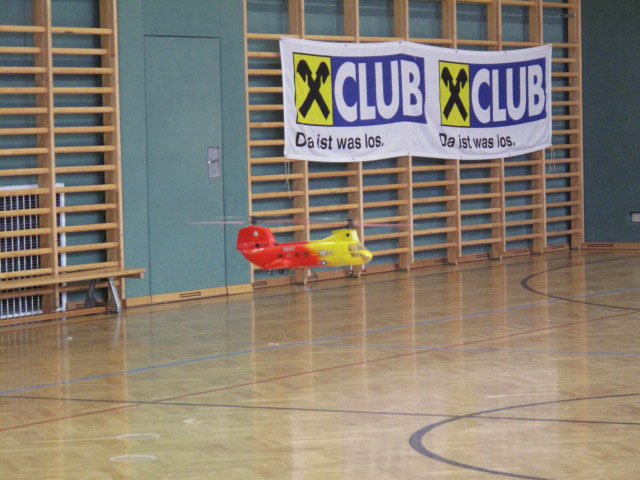 Flugvorf&uuml;hrung in der Hauptschule B&ouml;heimkirchen
