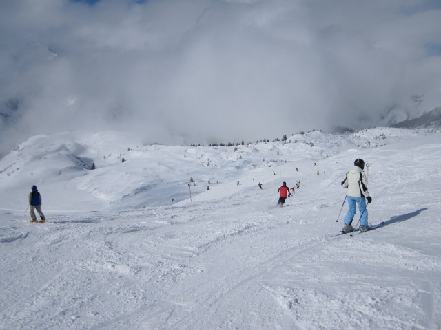 Mama auf der Familienabfahrt 'Sch&ouml;nipl&auml;tz'