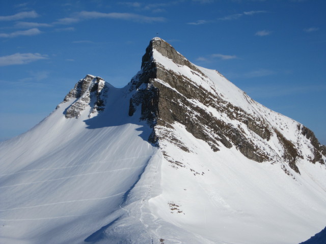 Damülser Mittagsspitze vom Hohen Licht aus