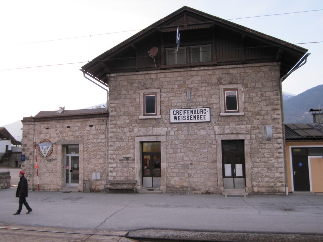 Bahnhof Greifenburg-Wei&szlig;ensee, 590 m