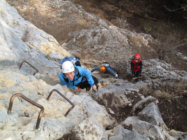 Wildenauer-Klettersteig: Romana, Erich und Carmen im neuen Teil