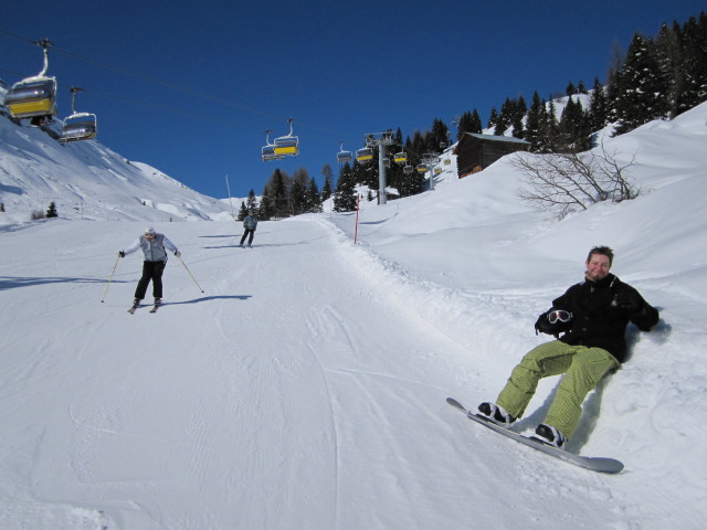 Markus auf der Piste Arabba (20. M&auml;rz)