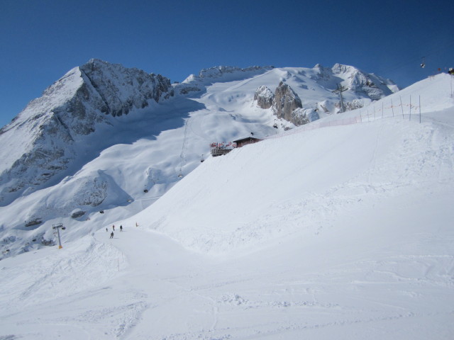 Marmolada von der Piste Padon A aus (20. M&auml;rz)