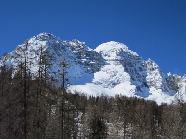 Monte Civetta vom Sessellift Valgranda-Col de la Grava aus (20. M&auml;rz)