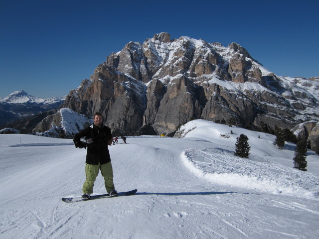 Markus auf der Piste Armentarola (20. M&auml;rz)