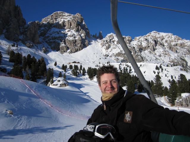 Markus im Sessellift Val Setus (20. M&auml;rz)