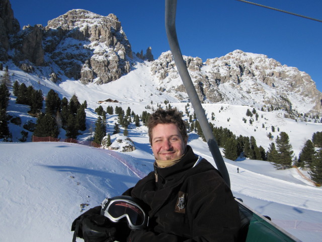 Markus im Sessellift Val Setus (20. M&auml;rz)