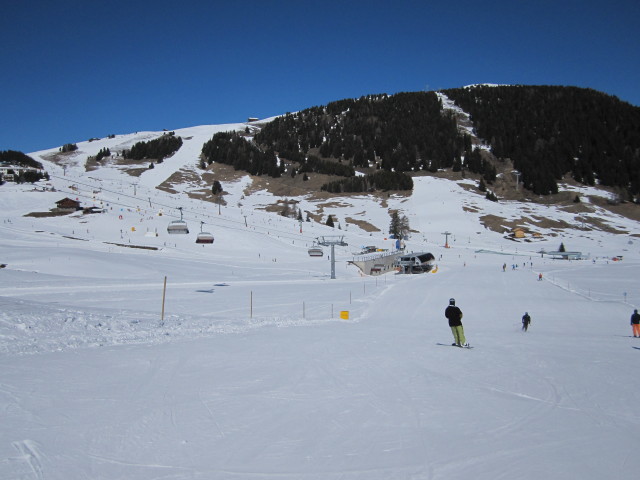 Markus auf der Piste des Sessellifts Panorama (21. M&auml;rz)