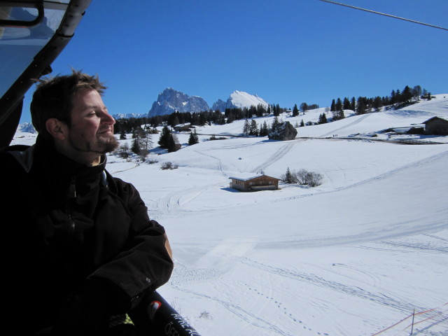 Markus im Sessellift Panorama (21. M&auml;rz)