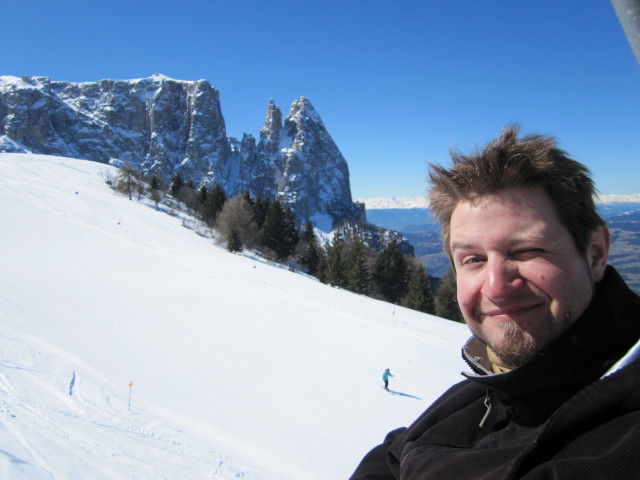 Markus im Sessellift Spitzb&uuml;hl (21. M&auml;rz)