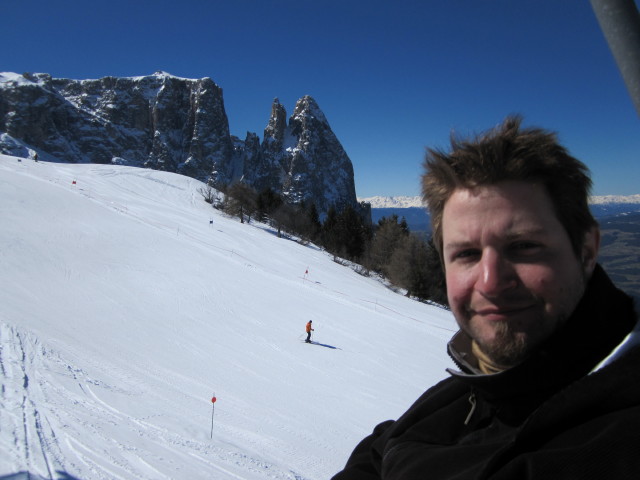 Markus im Sessellift Spitzb&uuml;hl (21. M&auml;rz)