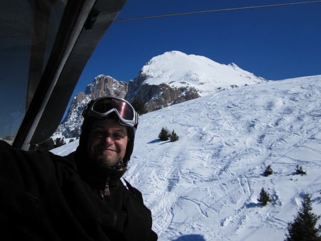 Markus im Sessellift Florian (21. M&auml;rz)