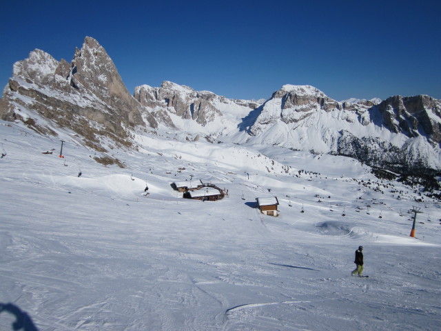 Markus auf der Piste des Sessellifts Catores Martin (21. M&auml;rz)