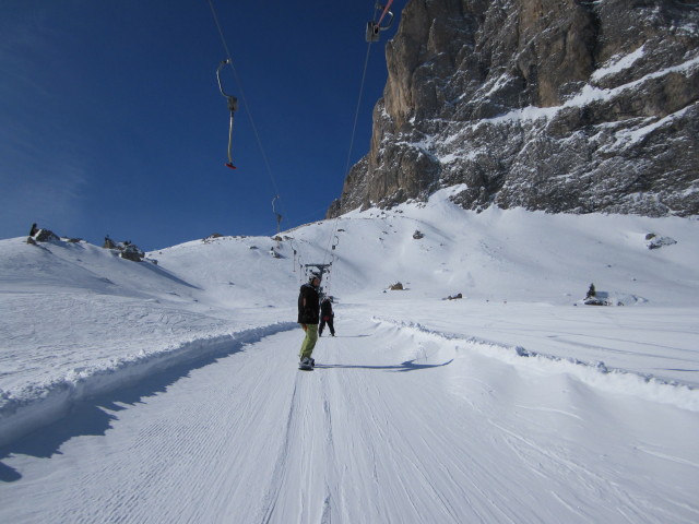 Markus im Skilift Gran Paradiso (22. M&auml;rz)