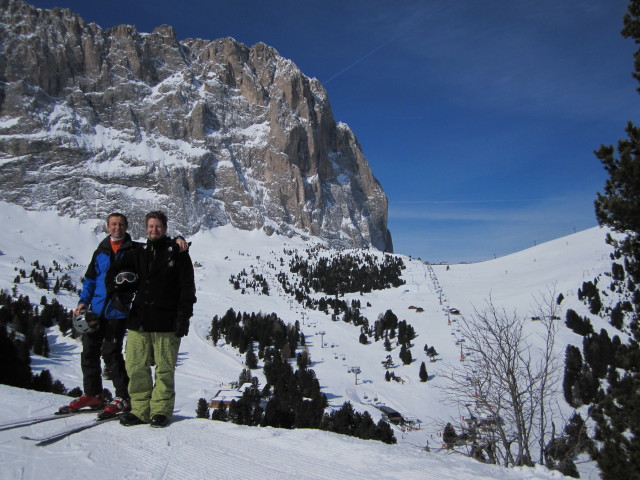 Ich und Markus am Piz Seteur, 2.063 m (22. M&auml;rz)